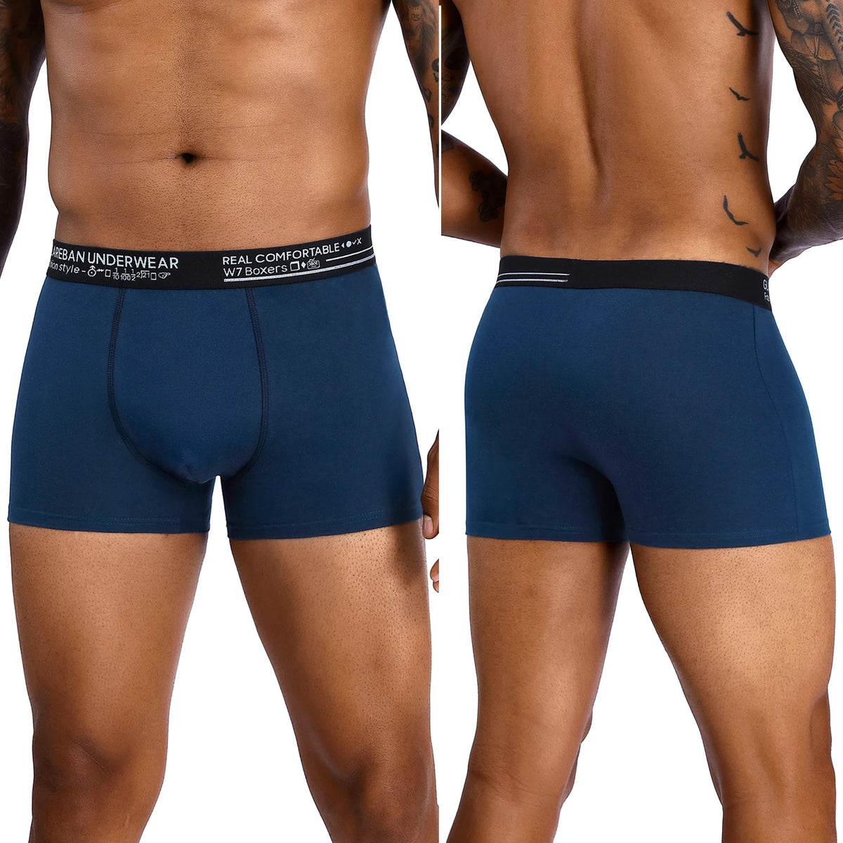 6pcs Pack 2024 Brand Boxer Fashion Style Men Panties Cotton Underwear Male And Underpants For Homme Luxury Set Shorts Box Slips