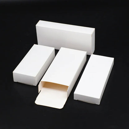 50Pcs/lot White Paper Packaging Box for Gift Products Handmade DIY Cookies Candy Gift Box Carton Package for Mobile Phone Case
