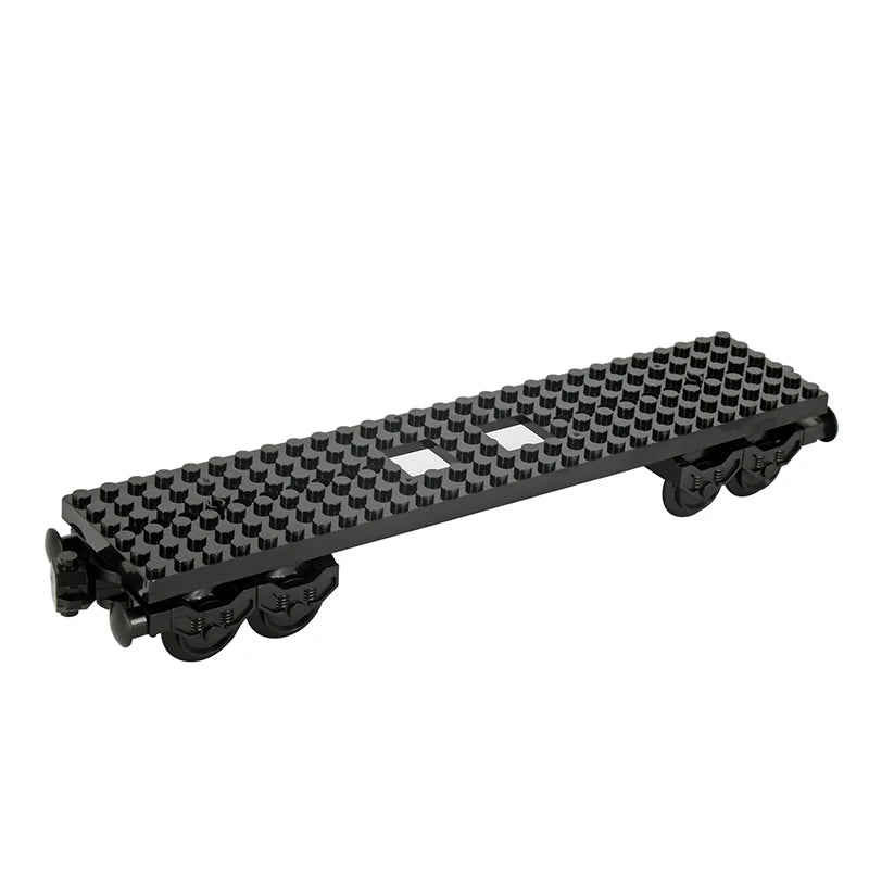 2025 New MOC City Creative Idea 6 * 28 dark grey train base Building Block Bricks Kids DIY High-tech Creative Toy