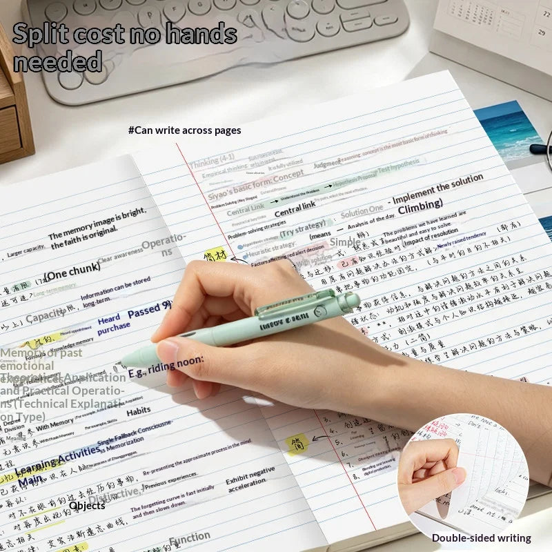 American Style Lined Thick Notebook Aesthetic Journal Back To School for Student College Office Note‑Taking Diary Writing