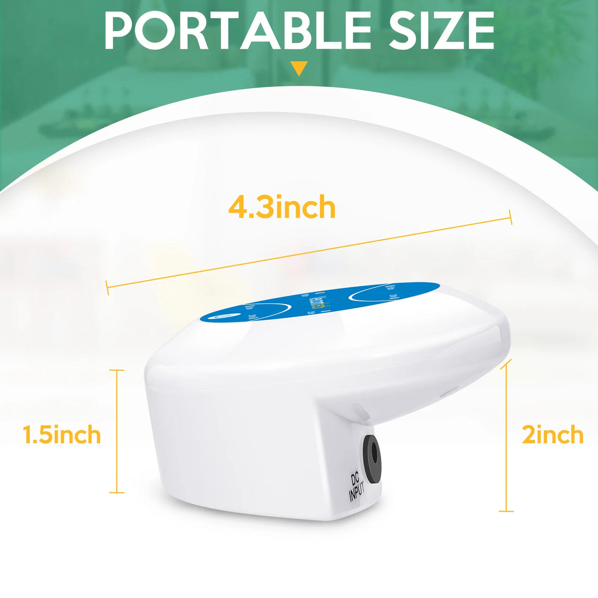 Portable Ionic Detox Foot Bath Machine One-Touch Start, 5 Liners Included, Ionic Foot Spa for Home Use, Travel & Salon, Holiday Gift for Family