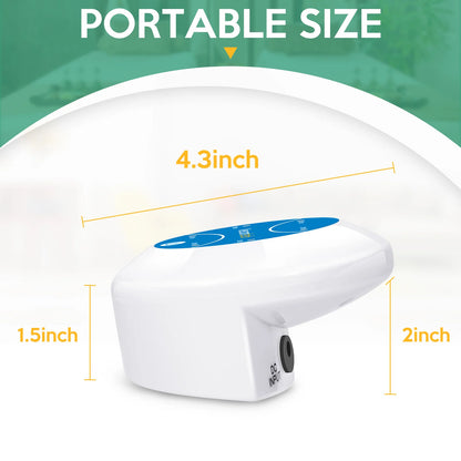 Portable Ionic Detox Foot Bath Machine One-Touch Start, 5 Liners Included, Ionic Foot Spa for Home Use, Travel & Salon, Holiday Gift for Family