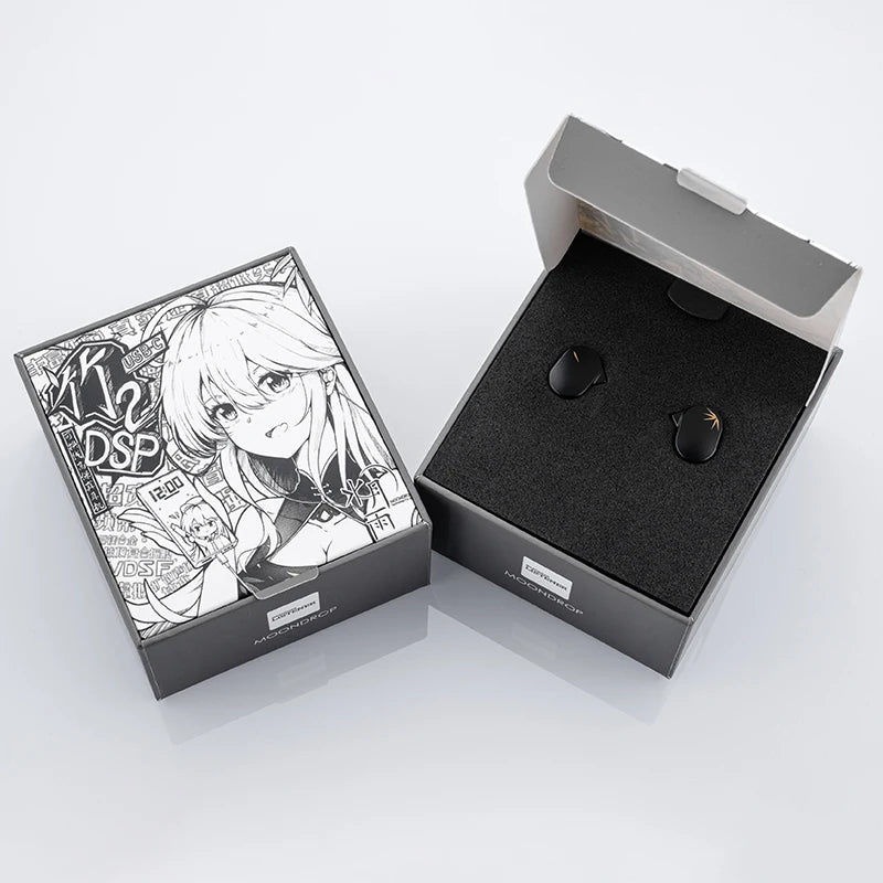 MOONDROP CHU II DSP Headphones High Performance Dynamic Driver USB-C In-ear Monitors TYPE-C With microphone earphone
