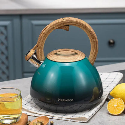 Stainless Steel Whistling Kettle Household Large Capacity Water Boiler Suitable for Gas and Induction Cooker