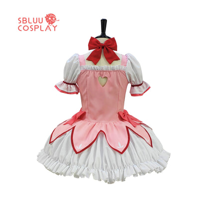 SBluuCosplay Kaname Madoka Cosplay Costume Magica Kaname Dress Kaname Madoka Outfits Halloween Costume Outfit Upgraded Style