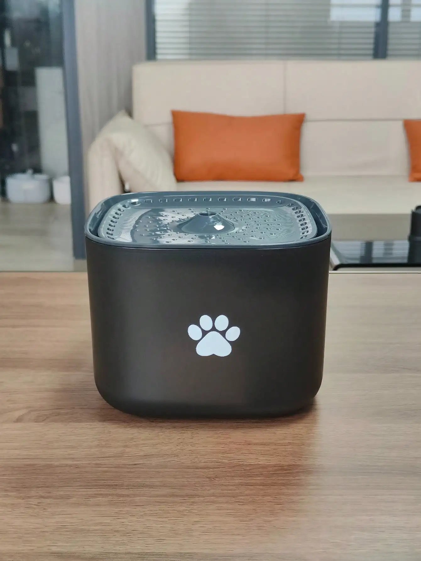 3L/101.45oz pet water fountain, suitable for cats and dogs, with automatic fountain and filter, quiet water circulation system,