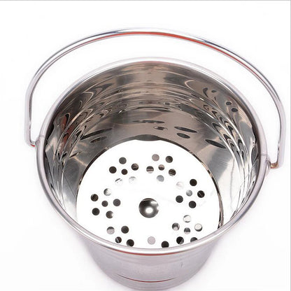 Stainless Steel Ice Bucket Champagne Wine Beer Cooler with Handle for Home Kitchen Party Bar Portable 1.5L/2L/2.5L /2.8L