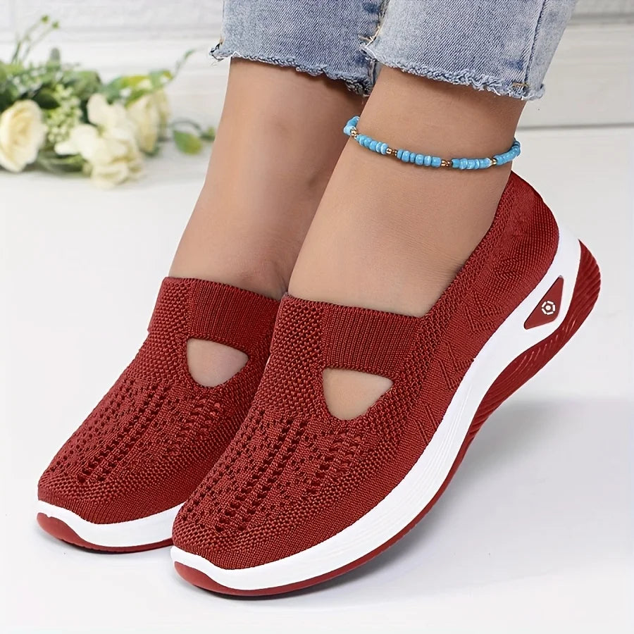 Women's Slip-On Sneakers | Flat Low-Profile Design | Casual Everyday Wear