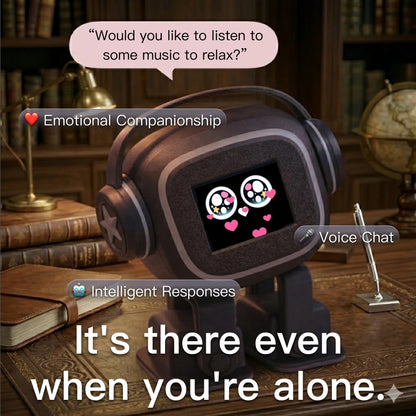 AI Chatbot Companion Robot | Voice Control, Emotional Interaction, Singing & Dancing, Emoji Display, Personalized Smart Toy Gift