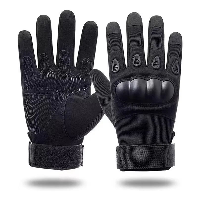 Tactical Hard-Shell Gloves | Full-Finger Outdoor Shooting & Riding Gloves | Men's Protective Gear