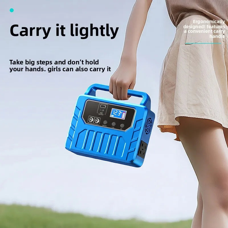 300W 200W Portable Power Station 200Wh Outdoor Energy Storage Powerbank 220V 110V AC Output Solar Generator for Camping Home Use