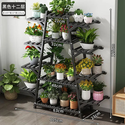 Floor-standing Rack Multi-layer Balcony Flower Rack Living Room Plant Rack Flower Pot Rack Climbing Flower Rack Succulent Plant