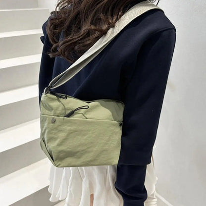 Fashion Waterproof Nylon Crossbody Bag Quick-dry Portable Large Capacity Lightweight Casual Shoulder Bag Versatile Phone Bag