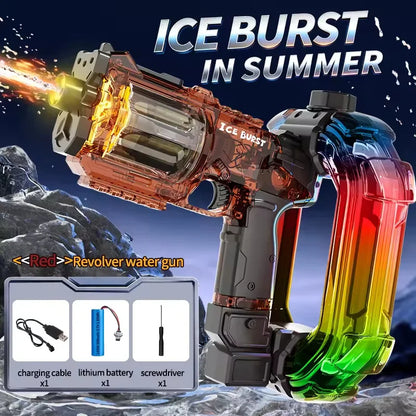Simulated Firing Electric Water Guns for Children Powerful Continuous Shooting Automatic Water Blasters Summer Outdoor Kids Toys