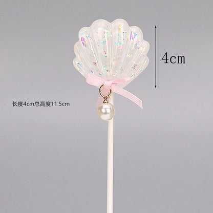 Mermaid Cake Decoration Kawaii Doll Mermaid Birthday Cake Toppers Girls Happy Birthday Party Supplies Creative Dessert Supplie