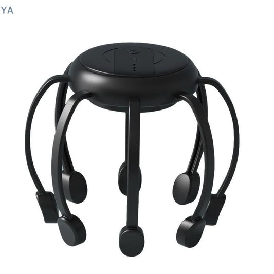 【SA】【SA】Electric Scalp Massager Head Massage Machine Intelligent Vibrating Stress Relax With 5 Modes 360 Degree Hair Massager