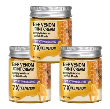 Water Ice Levin 7X Bee Venom Joint Cream, Fast Acting & Lasting, Deeply Moisturizes Joints & Muscles with Turmeric & Coconut Oil