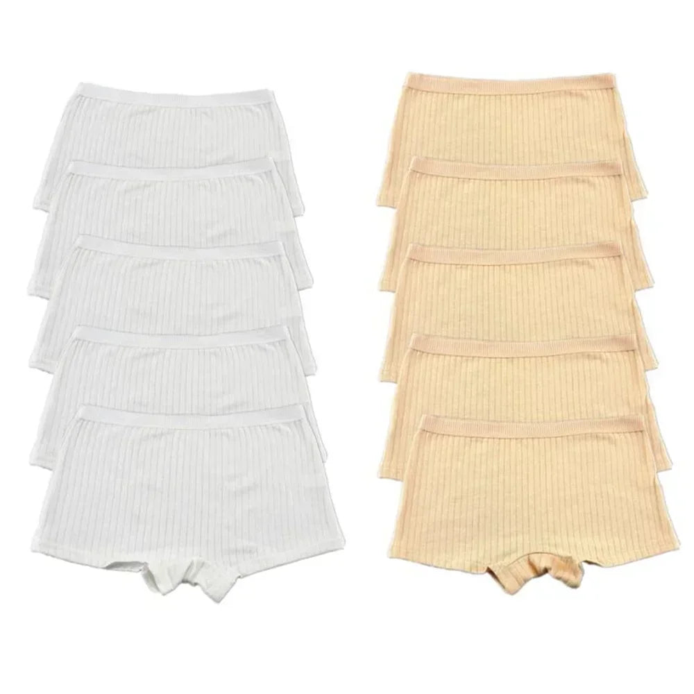 10PCS Fast Shipping M-XL 95% Cotton Boxer Shorts Women Sports Panties Yoga Panty for Female Underpants