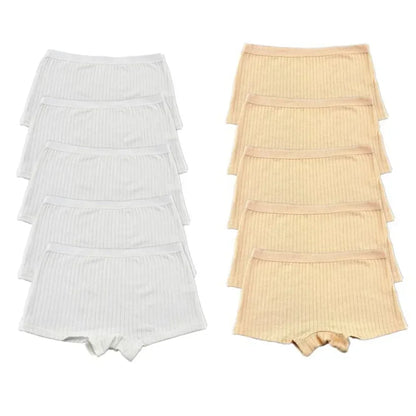 10PCS Fast Shipping M-XL 95% Cotton Boxer Shorts Women Sports Panties Yoga Panty for Female Underpants
