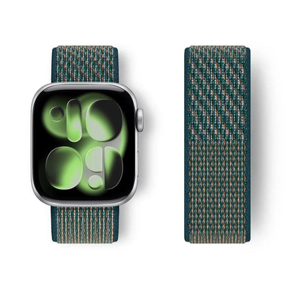 Nylon Loop for Apple Watch Band S11 46mm 40mm 44mm 45mm 42mm 41mm 49mm Smart Belt Bracelet for IWatch 11/10/9/8/7/6/SE/5/4 Strap