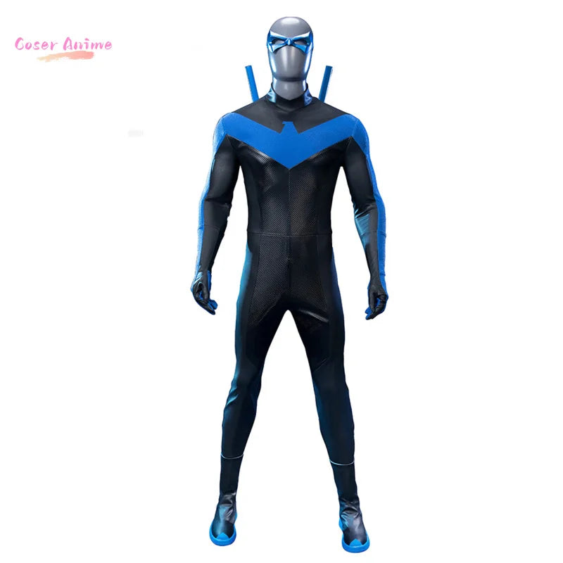 Nightwing Cosplay Costume Uniform Halloween Carnival Party Christmas Play Role Clothes Clothing