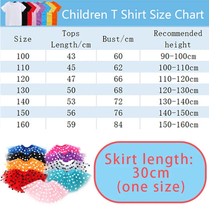 Kawaii Pikachu Eevee T-Shirt Skirt 2pcs Set Pokemon Jigglypuff Toddler Short Sleeve Tee Polka Dot Tutu Skirts Kids Clothes Set