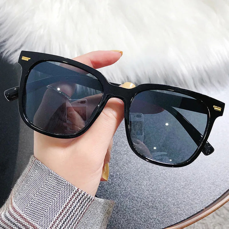 New Polarized Square Sunglasses Men Women Luxury Brand Small Round Sun Glasses Female Oversize Eyewear Glasses for Male Female