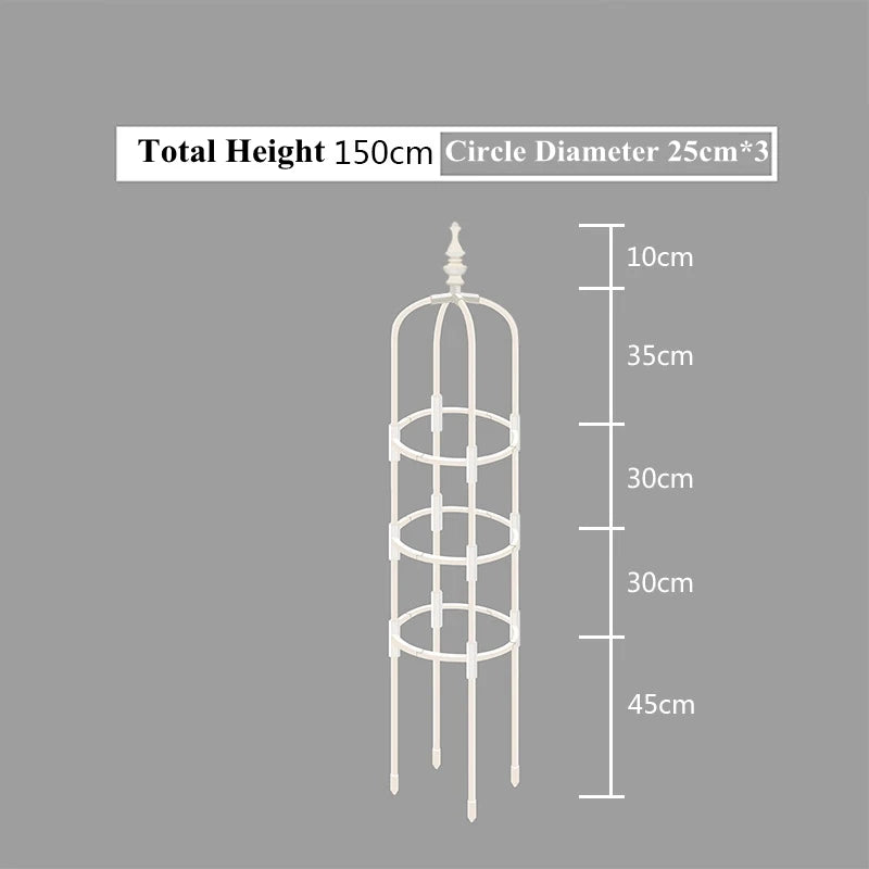 Plant Climbing Supporter Climbing Plant Support  Frame Outdoor Flower  Vines Pot Stand Garden Climbing Frame Indoor Floral Decor