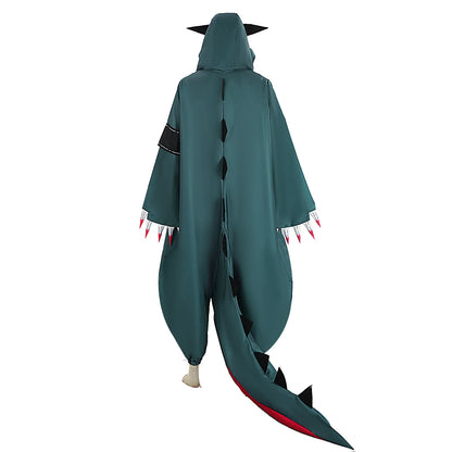 Anime GACHIAKUTA Guita Cosplay Costume Dinosaur Jumpsuit for Halloween  Comic Con