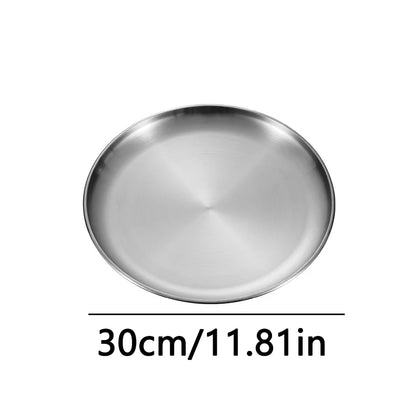 Fruit Plate, Round Salad Dessert Plate, Plastic Plate Can Be Used For Snacks, Nuts Can Be Stacked And Not Easily Broken