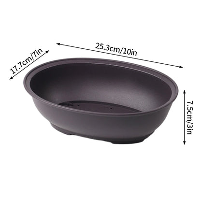 Rectangular Bonsai Training Pots Plastic Flowerpot with Drainage Tray Succulent Plants Pot Bonsai Plants Growing Pots Home Decor