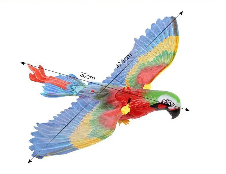 NONOR Cat Interactive Toys Simulation Bird Electric Hanging Eagle Flying Bird Cat Teasering Play Cat Stick Scratch Rope Pet Toys
