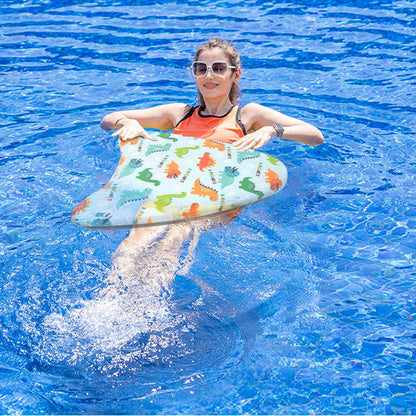 2 Colors Animal Print Floating Board Swimming Training Kick Board for Kids Adults Water Pool Accessories