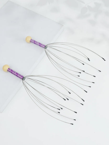 1/2sopus Head Massager Scalp Massage Claw Soul Extractor Relieves Tension Muscle Relaxation Relief Tiredness Massager Care Tools