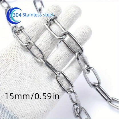 Chain, Hanging Chain, Lifting Chain, Clothes Drying Chain, Guardrail Anti-theft Chain, Stainless Steel Dog Chain