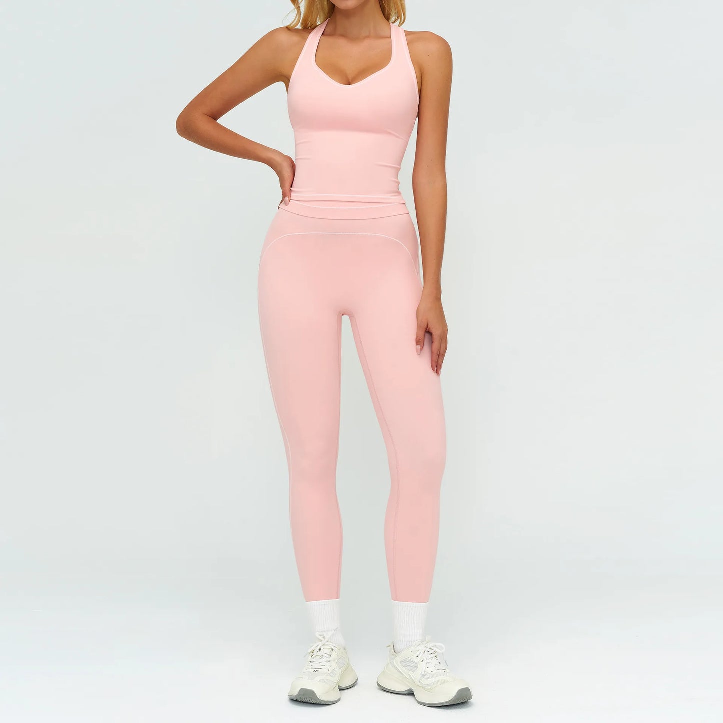 Yoga Suit 2PCS Women Tracksuits Sports Outfits Gym Clothes Running Sports Bra Suits Female Workout Yoga Clothes Athletic Wear