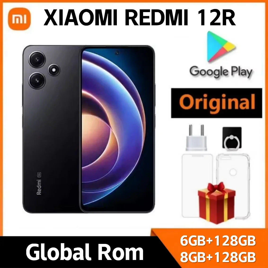 Original Xiaomi Redmi Note 12R 50MP Android 6.79 inch 5G Smartphone MediaTek Dimensity 8200 Ultra 140Hz 5000mAh cellphone