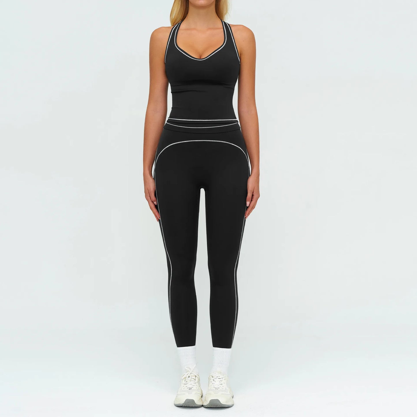 Yoga Suit 2PCS Women Tracksuits Sports Outfits Gym Clothes Running Sports Bra Suits Female Workout Yoga Clothes Athletic Wear