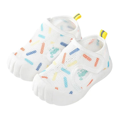 Summer Breathable Air Mesh Kids Sandals 1-4T Baby Unisex Casual Shoes Anti-slip Soft Sole First Walkers Infant Lightweight Shoes
