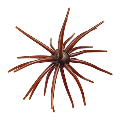 1PC/2PCS Dice Fishing Sea Urchin Lures 2.8g 8.7g Silicone Worm Silicone Worm Lure Handmade Artificial Tackle.