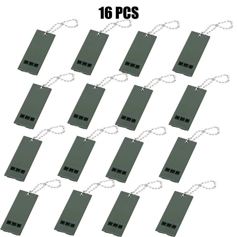 2/4/8/16Pcs Whistle High Decibel Survival Portable Outdoor Multiple Audio Whistle Camping Emergency Hiking Accessories Edc Tool