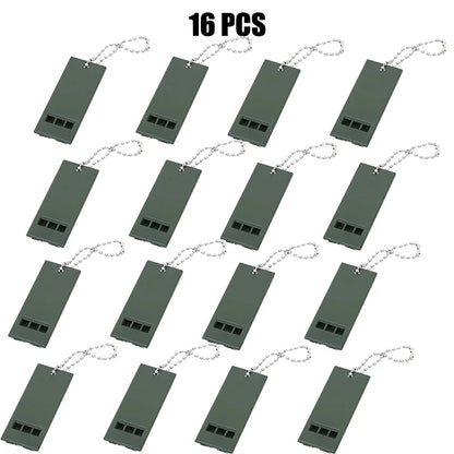 2/4/8/16Pcs Whistle High Decibel Survival Portable Outdoor Multiple Audio Whistle Camping Emergency Hiking Accessories Edc Tool