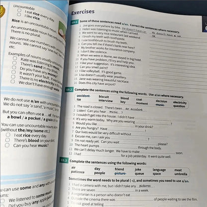 3Book Elementary English Grammar Advanced Essential English Grammar In Use English Test Preparation Exercises book is optional
