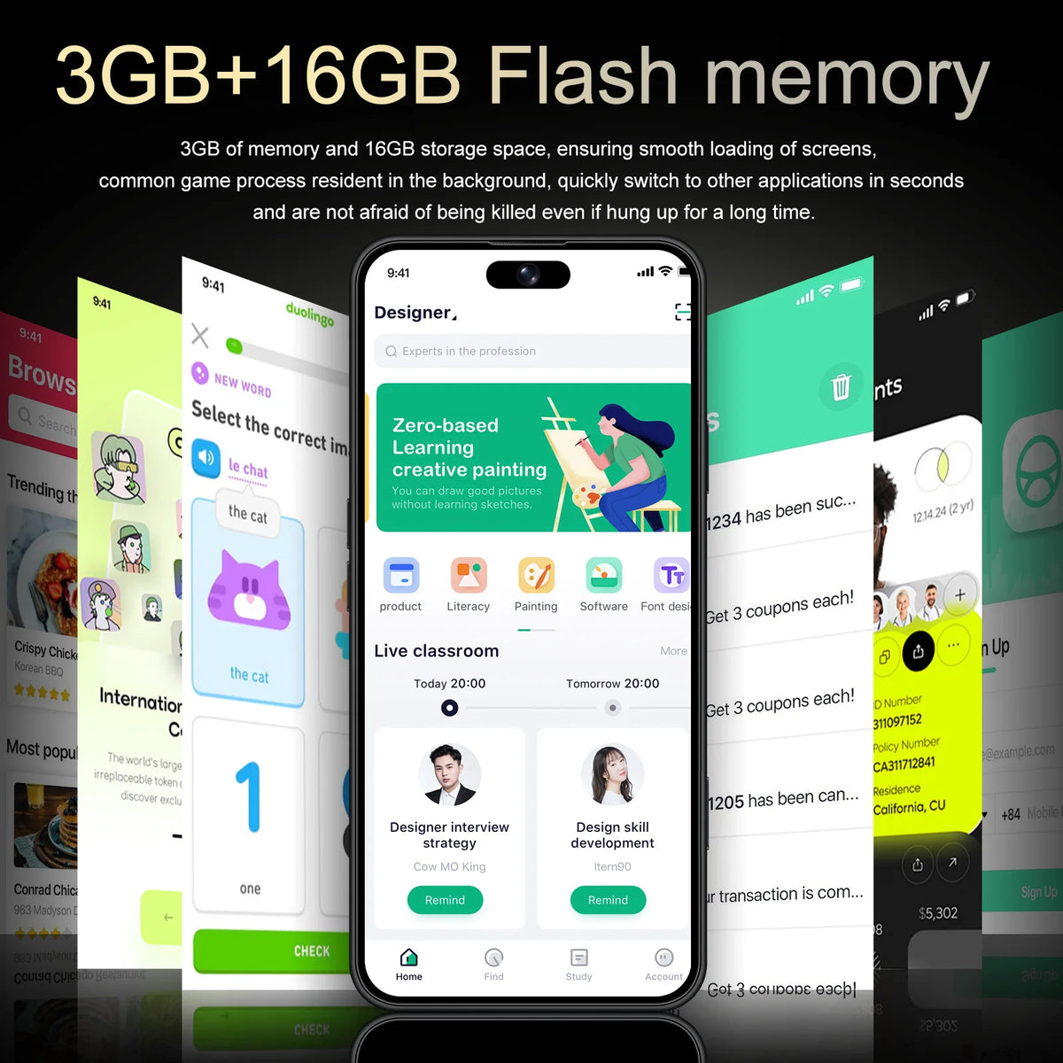 IVMI Smartphone Android 17 Promax  Dual SIM 6.7"Display 3GB RAM 16GB ROM Cellphone WIFI Play Store 4G Mobile Phones