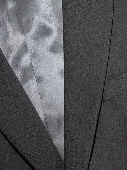 TweedLad Men's 2-Piece Business Casual Suit Two-Piece Slim Fit Classic Notched Lapel Single-Breasted Suit