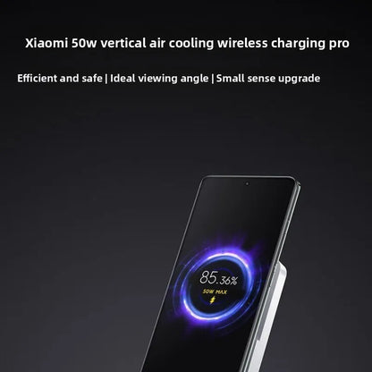 Xiaomi 50W Vertical Air Cooling Wireless Fast Charger Pro Compatible with Xiaomi 13 Pro/13Ultra/14/14Ultra Series
