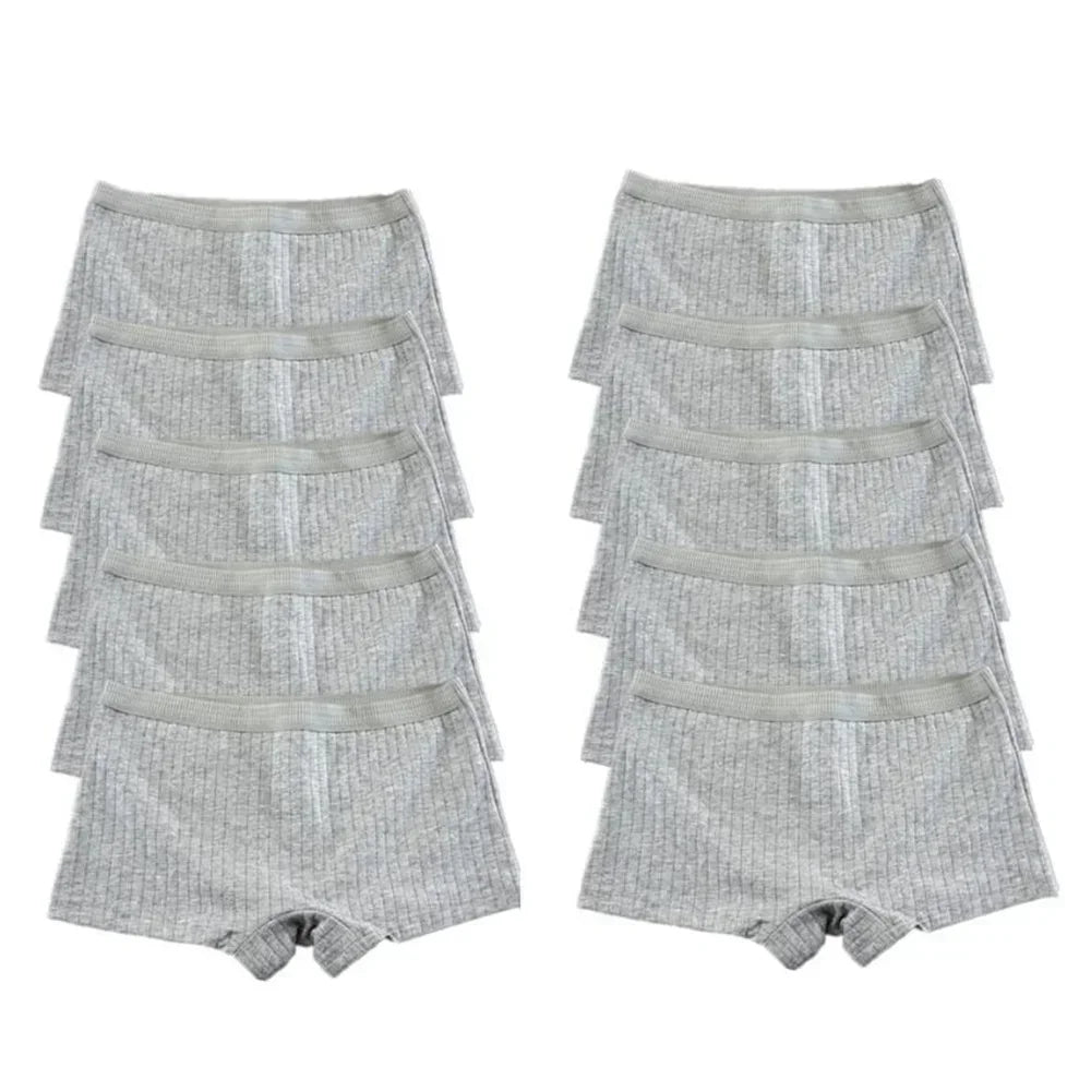 10PCS Fast Shipping M-XL 95% Cotton Boxer Shorts Women Sports Panties Yoga Panty for Female Underpants