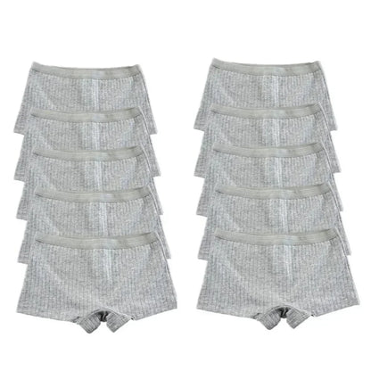 10PCS Fast Shipping M-XL 95% Cotton Boxer Shorts Women Sports Panties Yoga Panty for Female Underpants