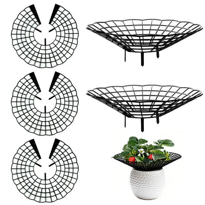 5pcs Green Strawberry Planting Racks, Watermelon Support Frames, 3-Legged Plant Protector, Easy Assembly Plant Accessories