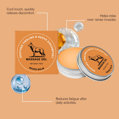 50g Nerve Relief Balm Fast Acting Joint Discomfort Deep Penetrating Knee Shoulder Support Muscle Rub Natural Formula Support